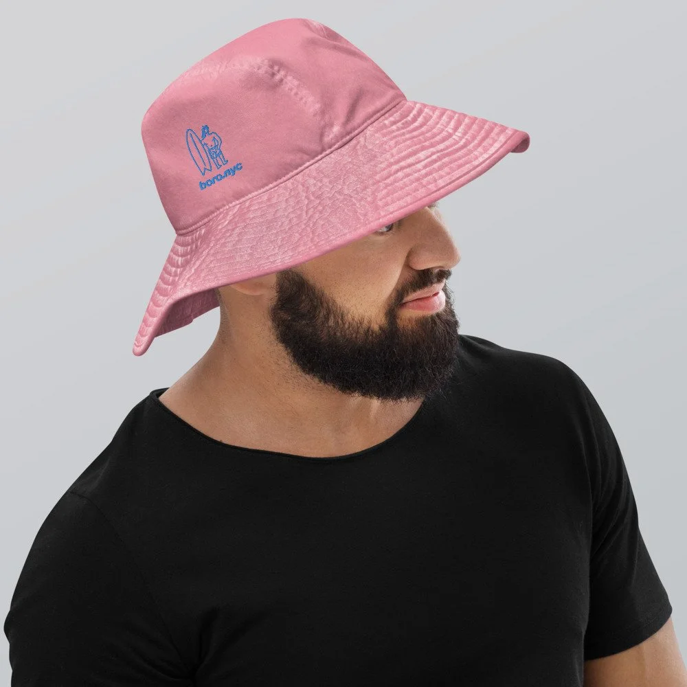 Mens pink cheap bucket hat