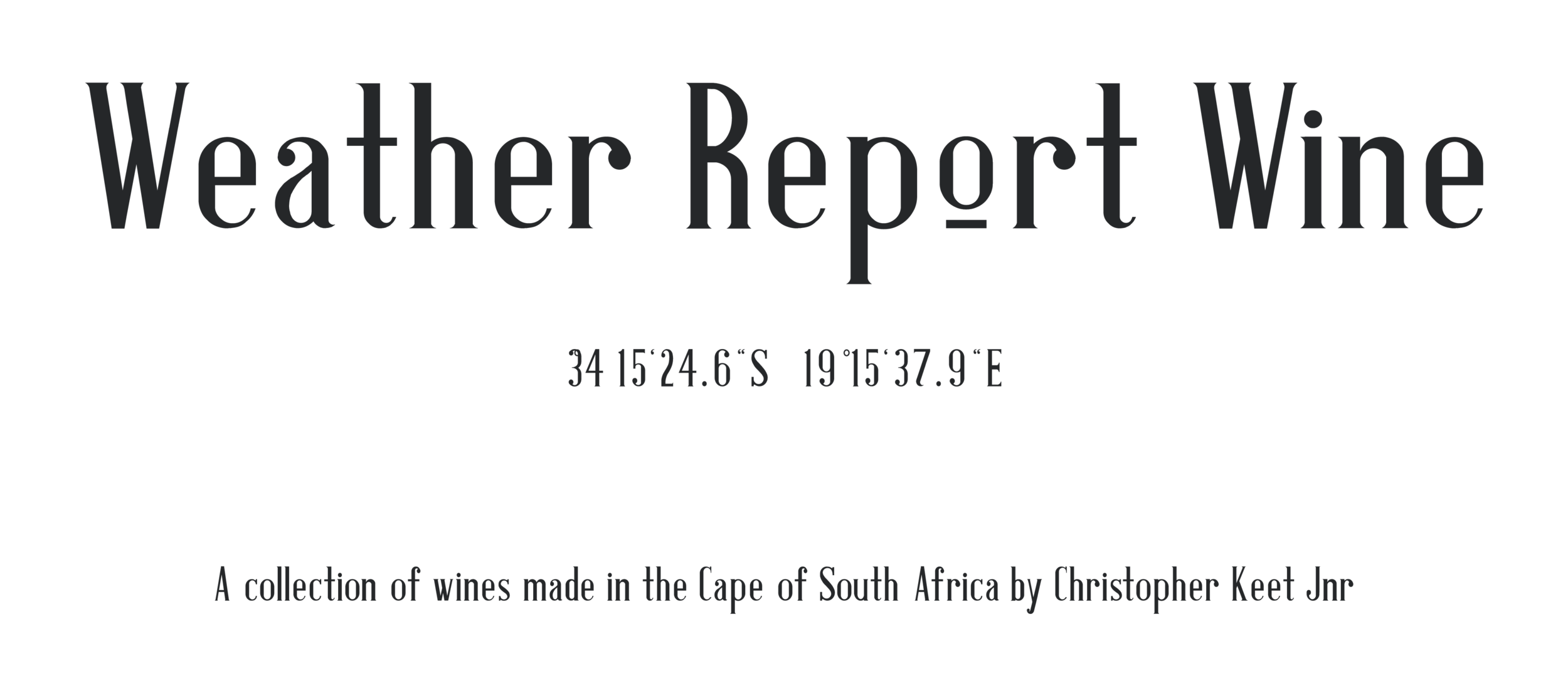 Weather Report Wine (Pty) Ltd