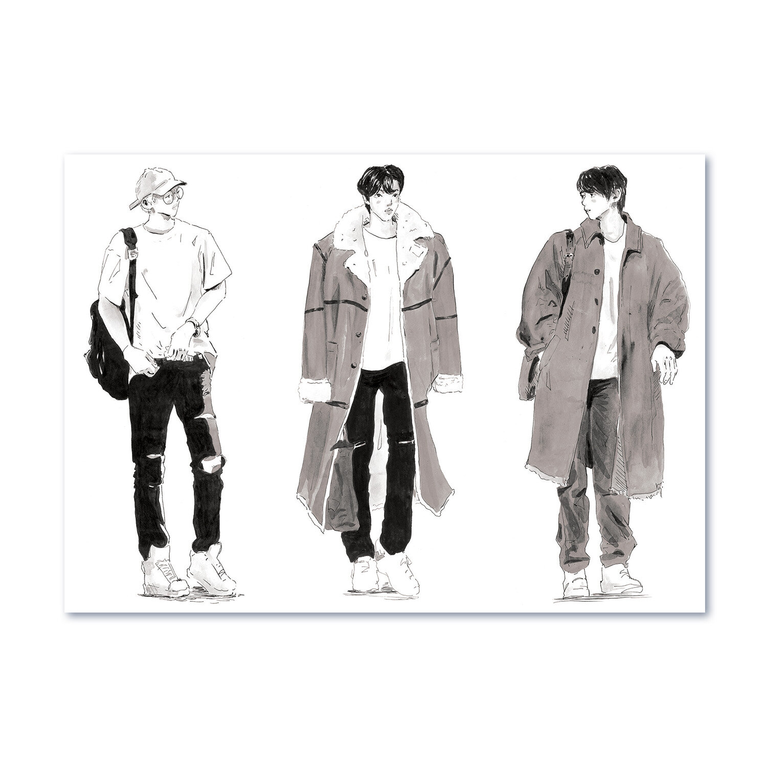 BTS Fashion Original Print — Unlicensed Karebear