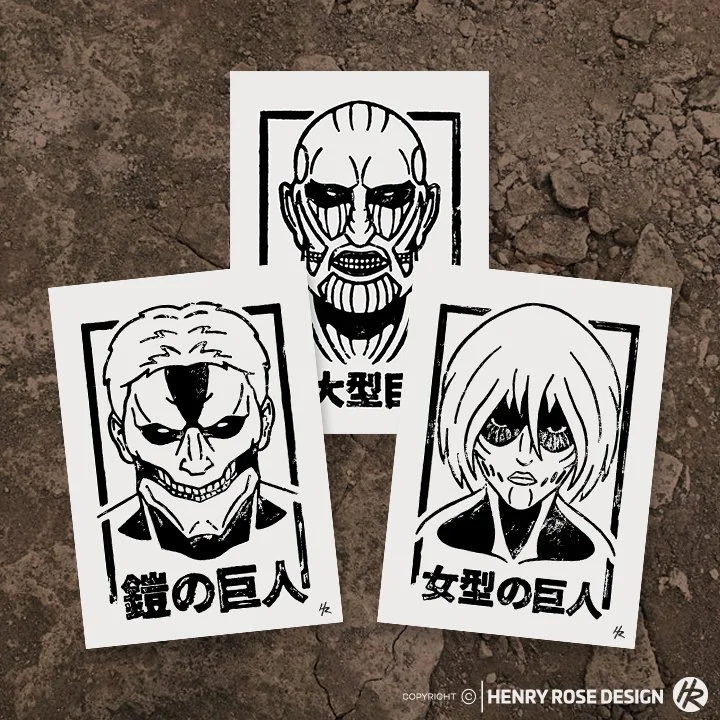 Attack on Titan Manga, an art print by Roninewt - INPRNT