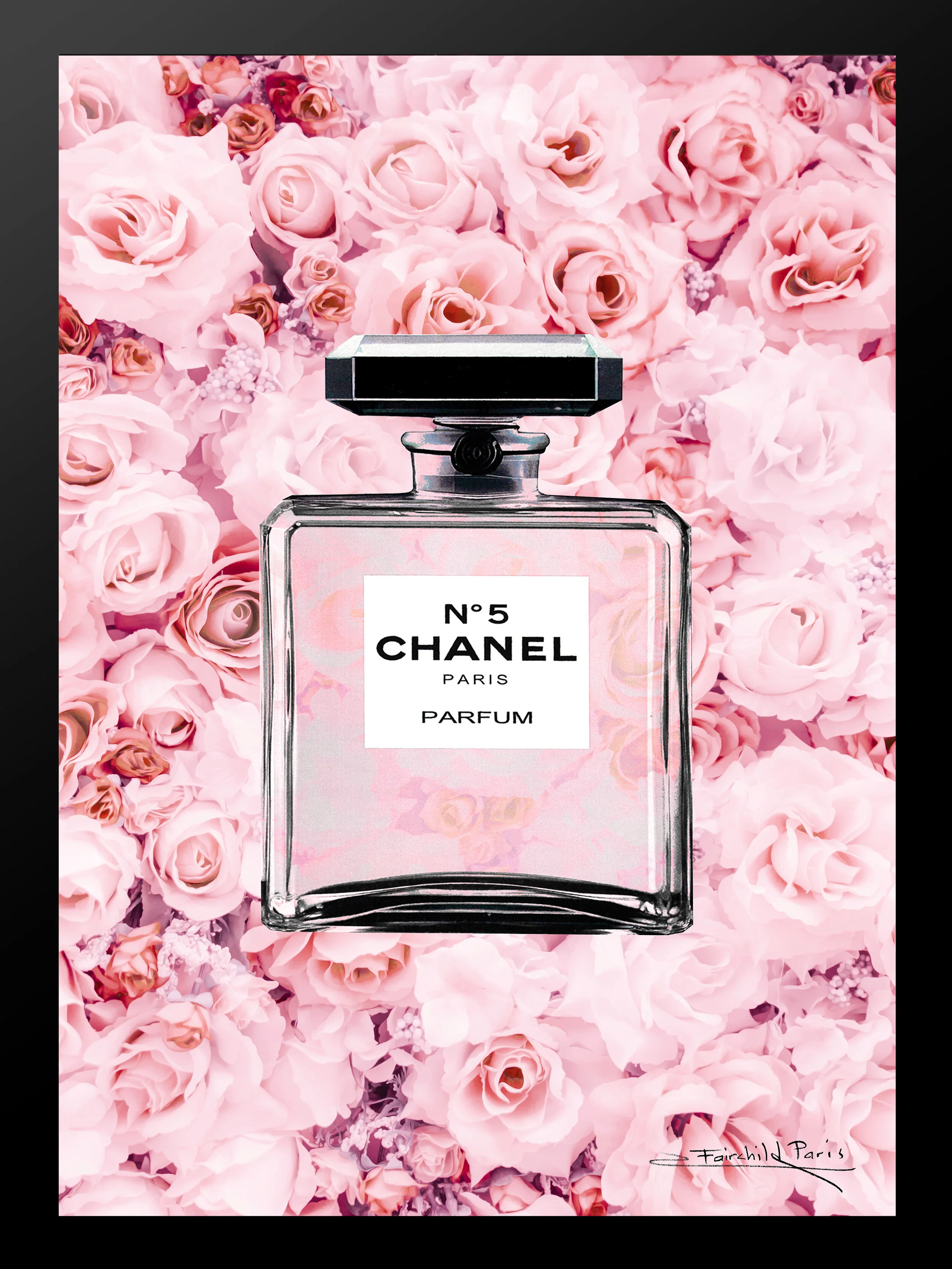Fairchild Paris - CHANEL NO5 BOT PINK ROSES — Venice Beach Collections - Main Site