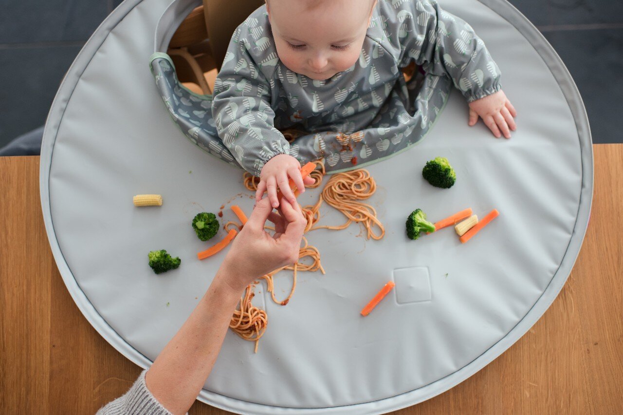 Tidy Tot Weaning Bib & Tray Kit — Hungry Munchkins by Laura Carbery