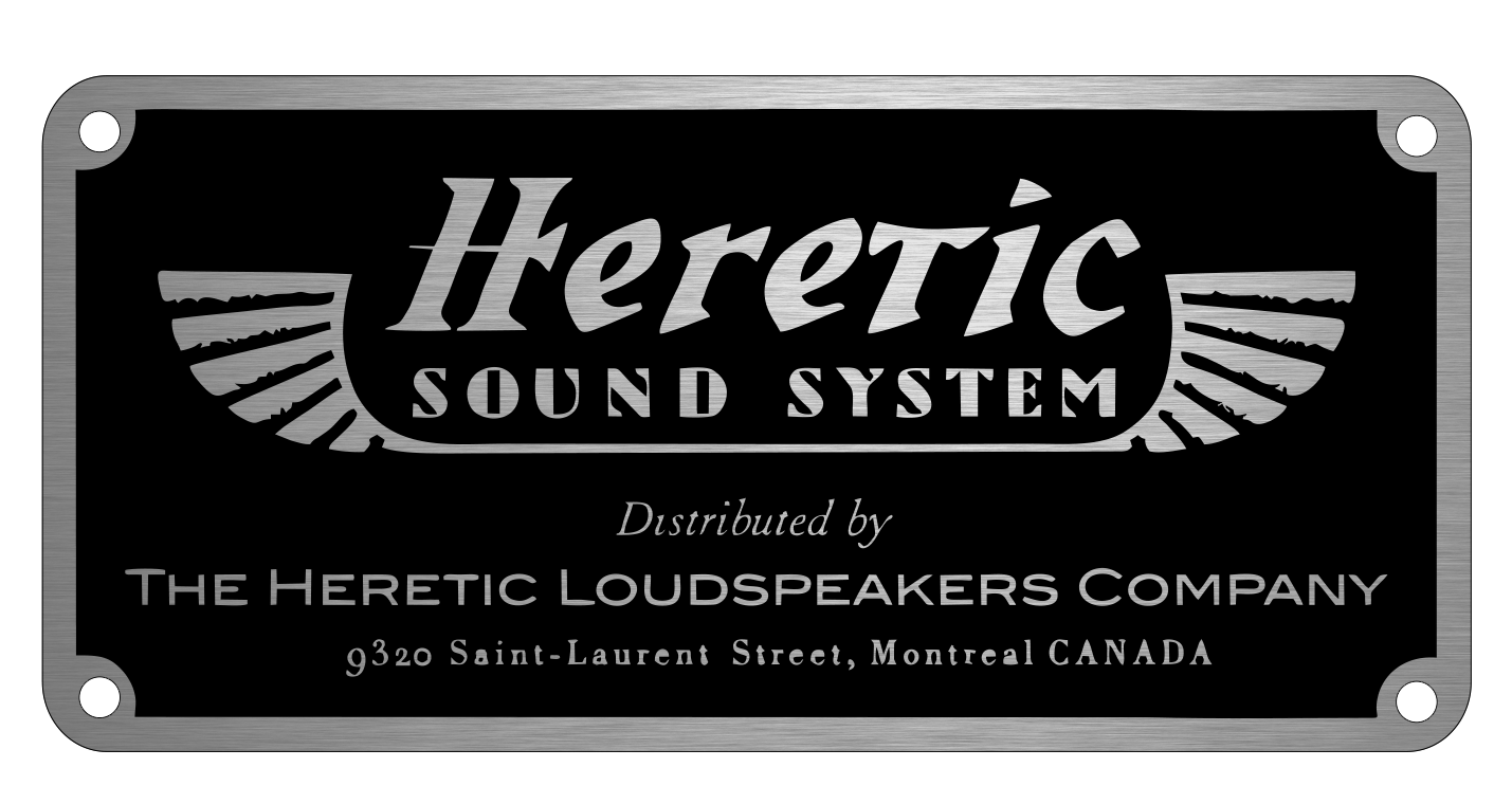 Heretic High Efficiency Loudspeakers
