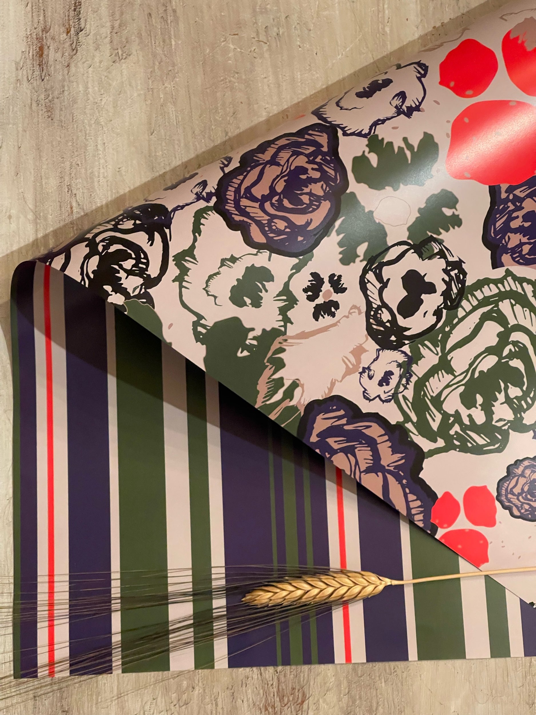 Crisp Olive™ Boutique— DOUBLE SIDED CUSTOM DESIGNED WRAPPING PAPERS