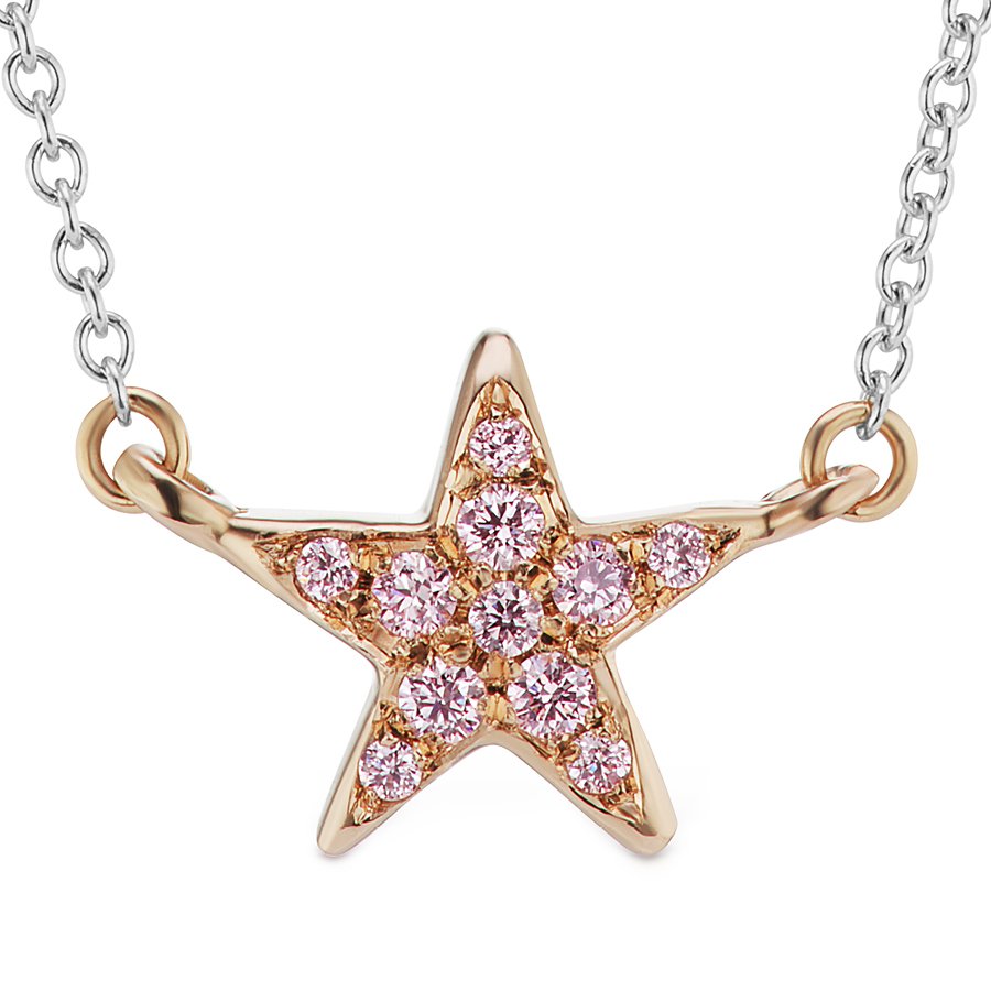 All The Brilliants Pink Diamond Pendant Necklace