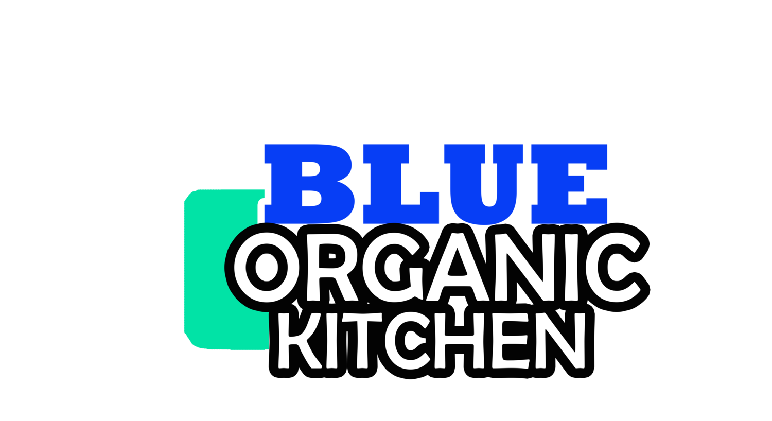 Blue Organic Kitchen