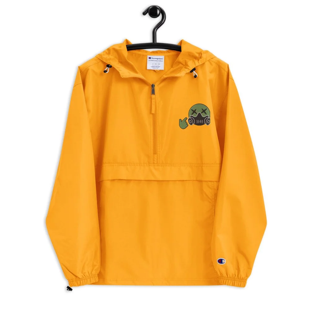 Yellow champion cheap windbreaker