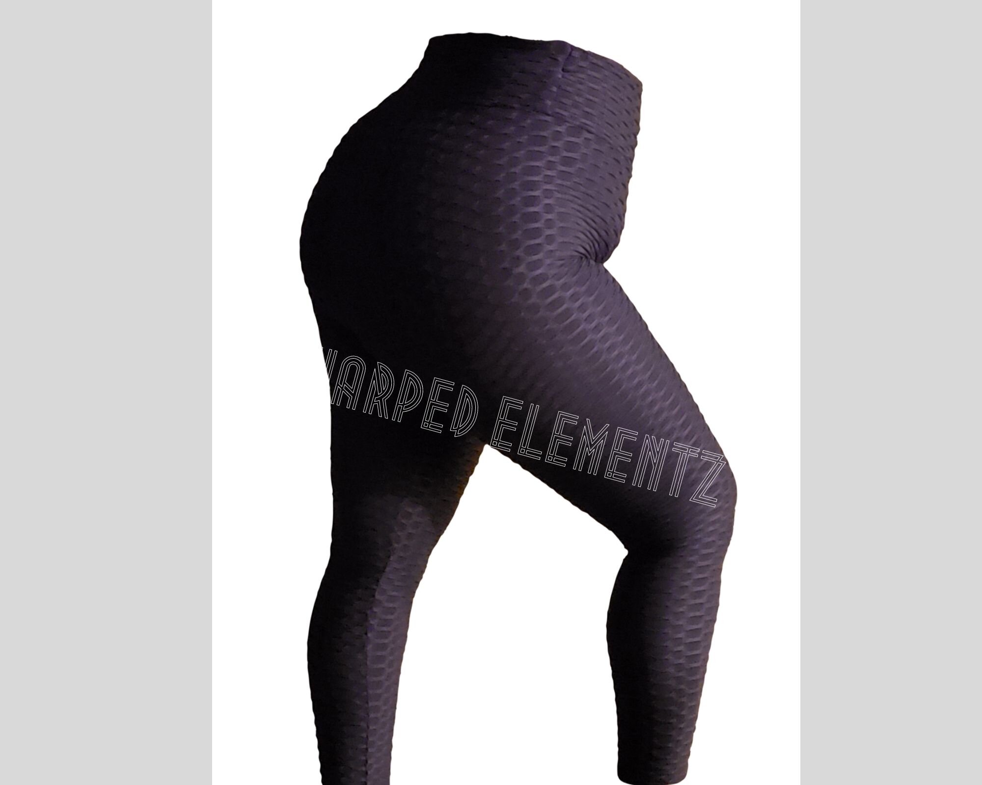 Helix Purple High Waist Butt Lifting Tummy Control Anti Cellulite Leggings  — Warped Elementz LLC shirt, legging, yoga, knife, cell phone accessories,  joggers, sweatpants, T shirt