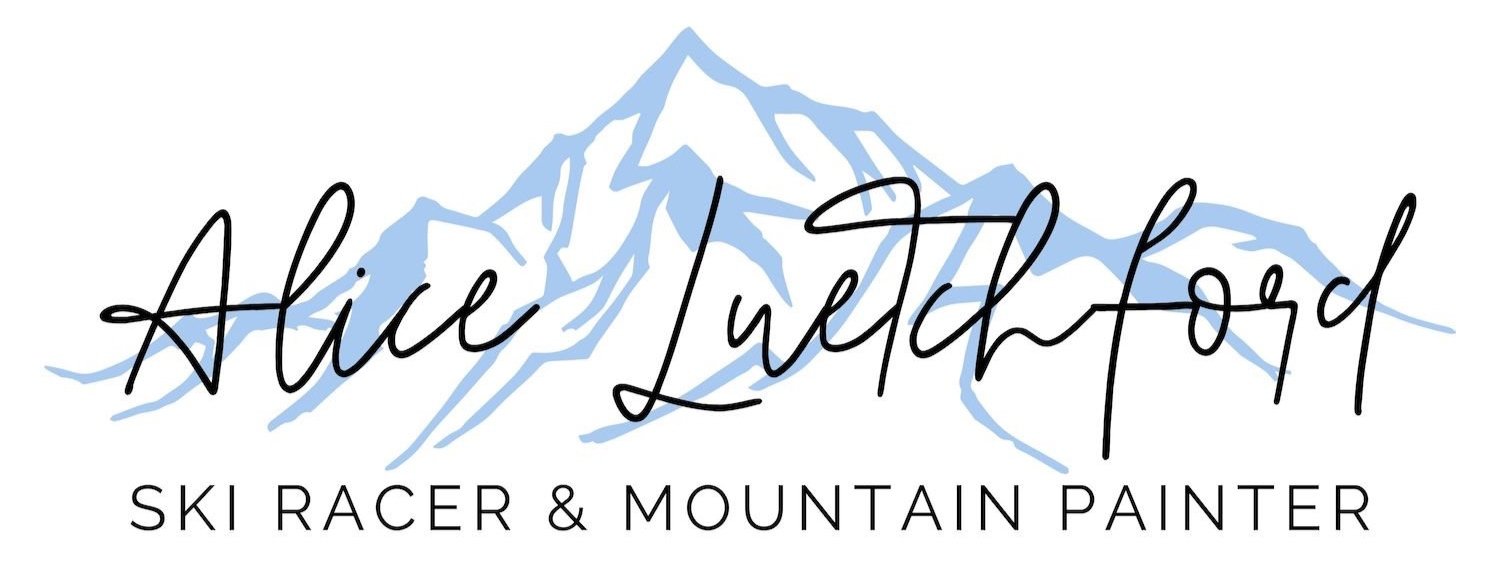 Alice Luetchford - Ski racer and mountain painter