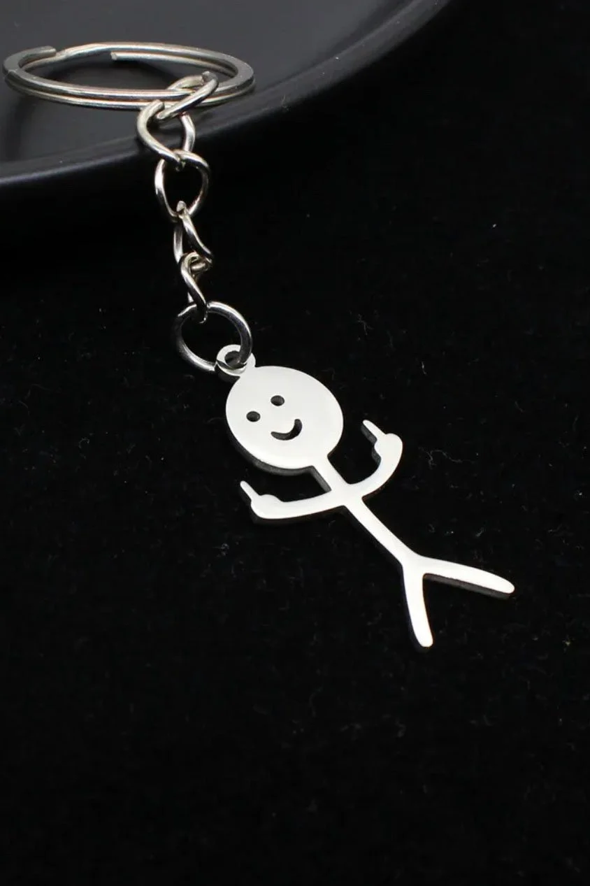 Middle finger stickman funny Cap for Sale by FanFoxy