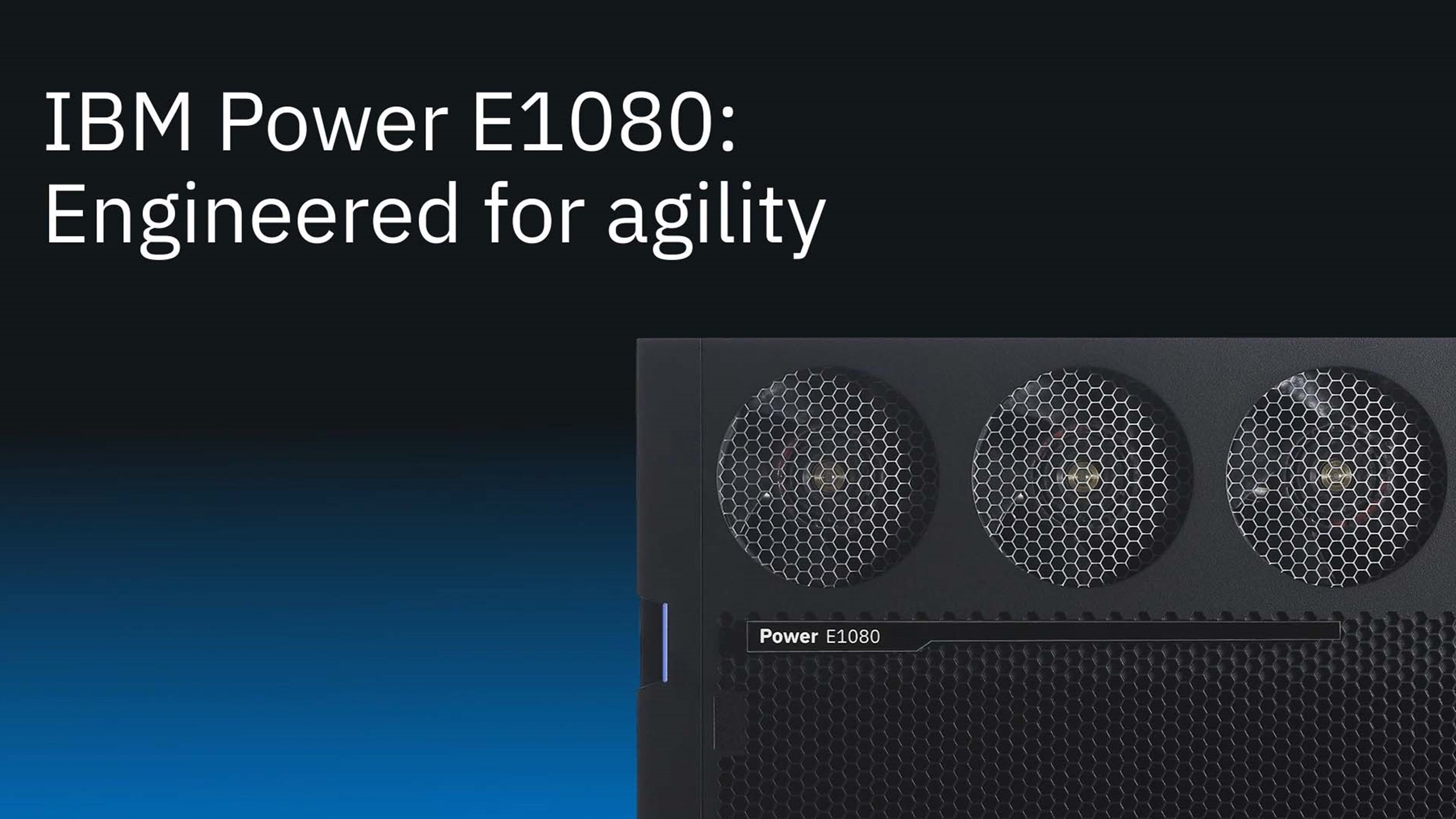 介绍IBM Power E1080