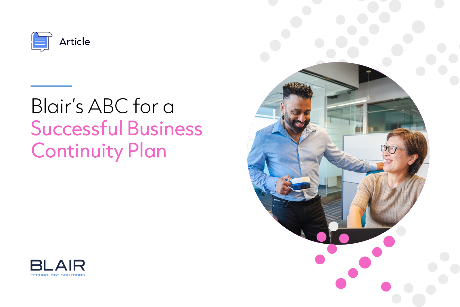 Blair’s ABC for a Successful Business Continuity Plan