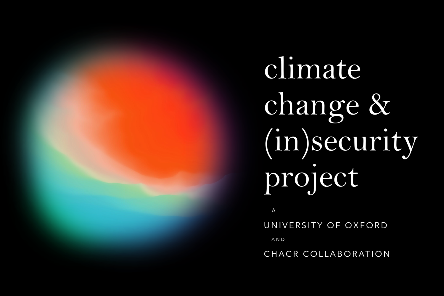 climate change &amp; (in)security project 