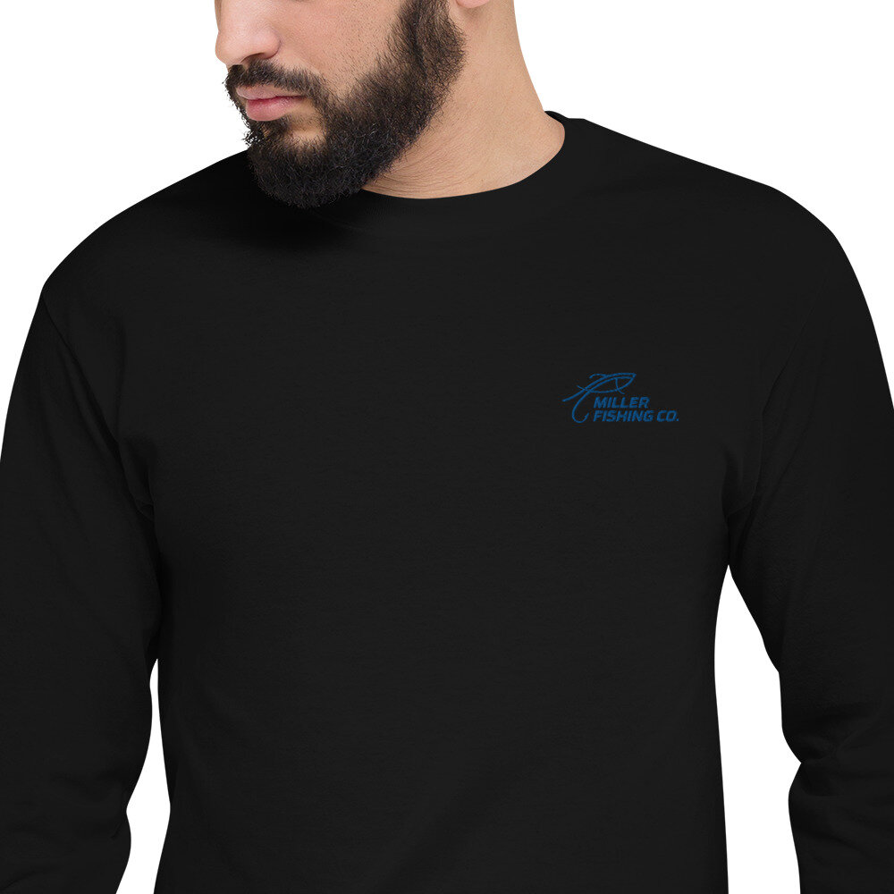 Premium Men's Champion Long Sleeve Shirt — miller fishing company