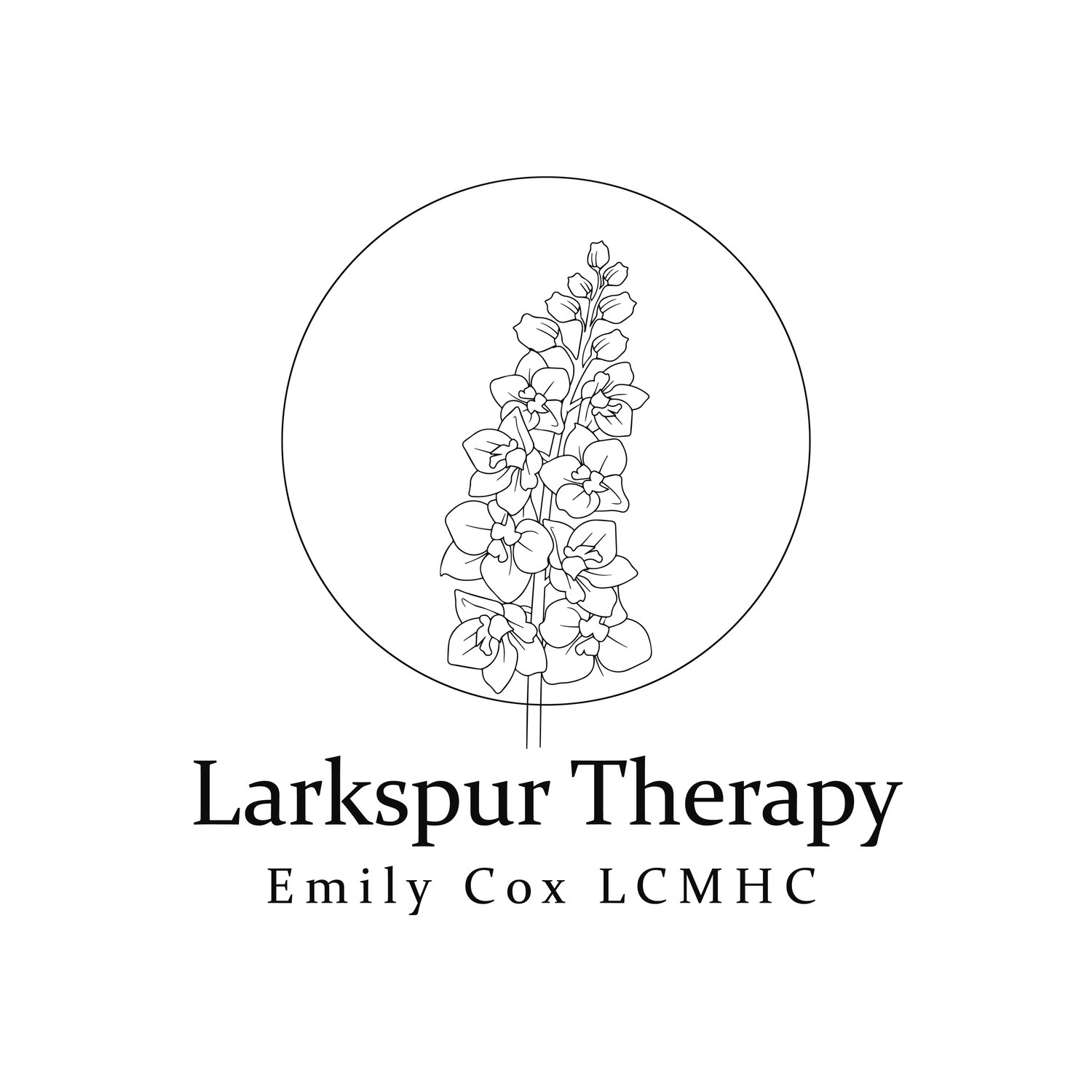 Larkspur Therapy -Emily Cox LCMHC