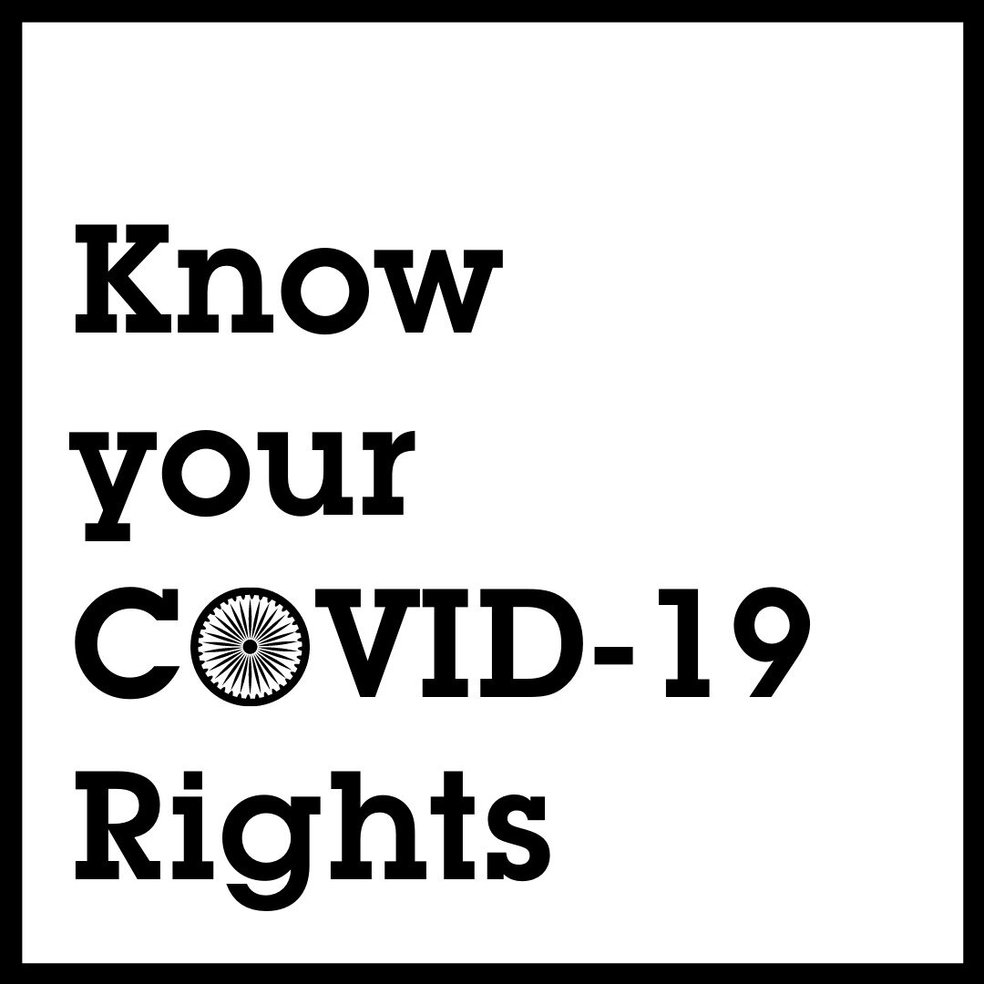Know your COVID-19 Rights