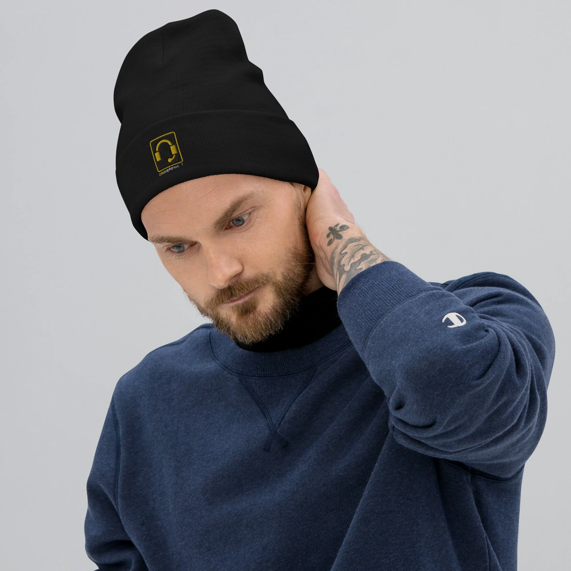 Embroidered Beanie ACS Logo — askcaptainscott