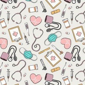 Veterinarian Nurse Pattern Design Insulated Lunch Bag for Work Office –  webcityshop