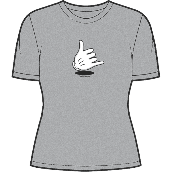 Shaka Hand Sign T-Shirt From Twelfth-Tee. — Twelfth-Tee