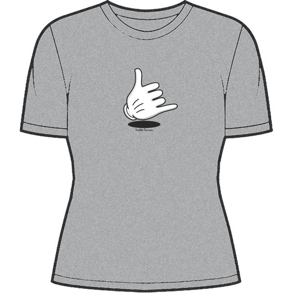 Shaka Hand Sign T-Shirt From Twelfth-Tee. — Twelfth-Tee