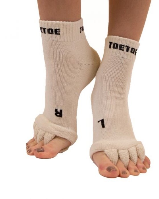 TOETOE® Socks - Anti-Slip Sole Open Toe Half Toe Socks Turquoise