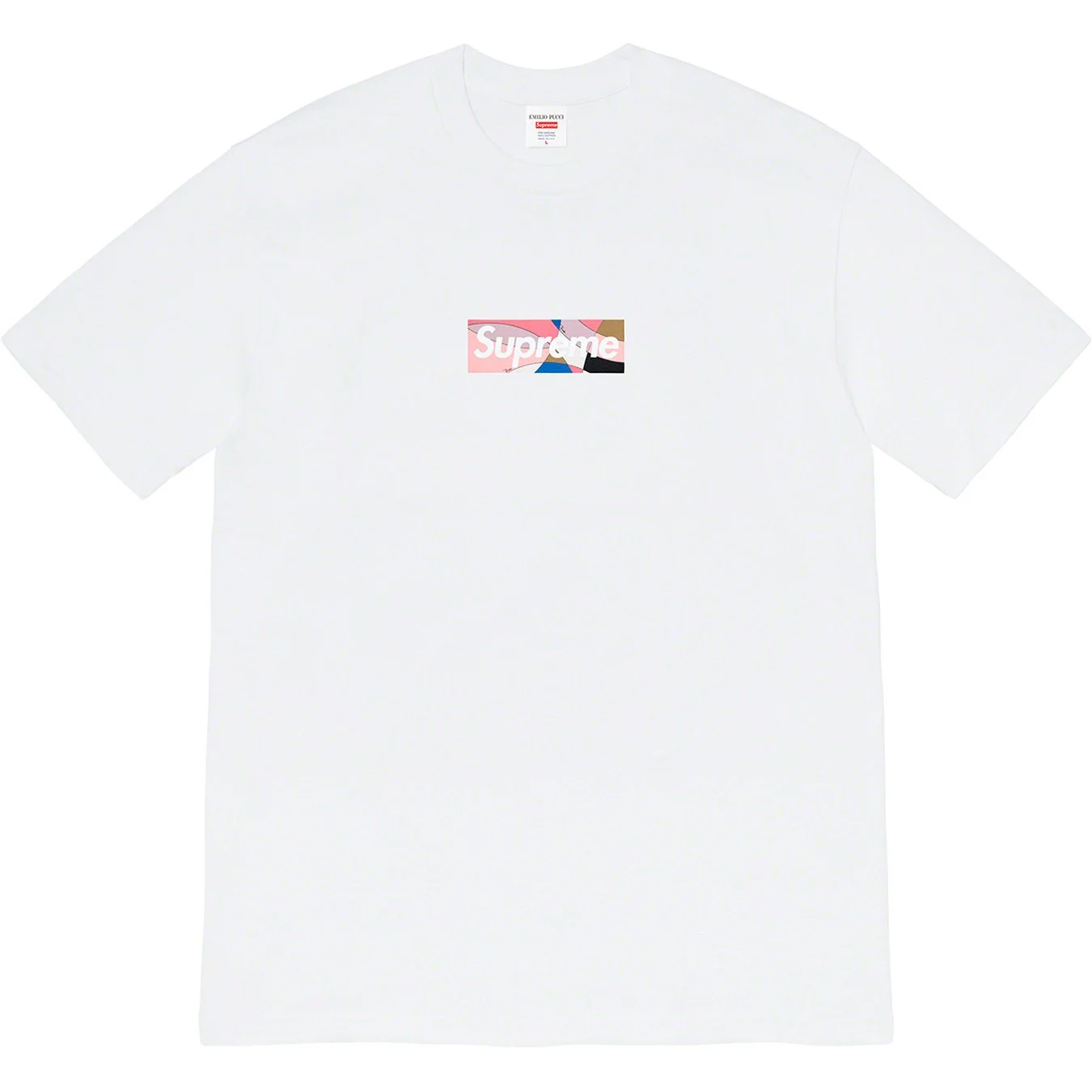 SUPREME®/EMILIO PUCCI® BOX LOGO TEE — La Suprema Calidad
