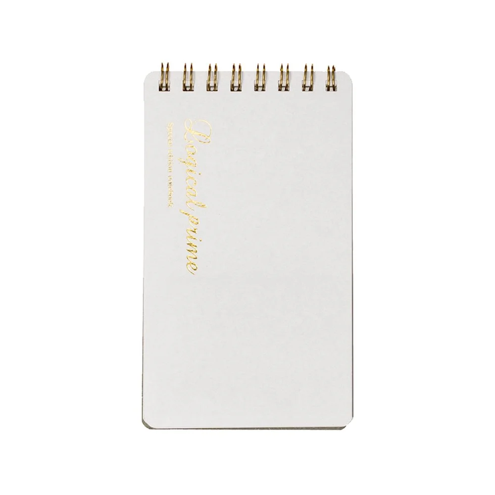 Logical Prime W Ring Notebook Plain (White) — NAKABAYASHI