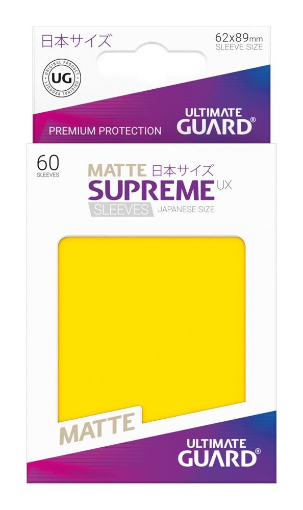Ultimate Guard Supreme Japanese UX Card Sleeves Matte Burgundy 60 Piece 