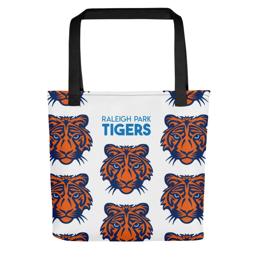 Tiger top tote bag