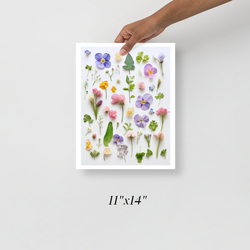Pressed Flower Art Print — MarinaMakesArt - Modern Resin Art by Marina Nara
