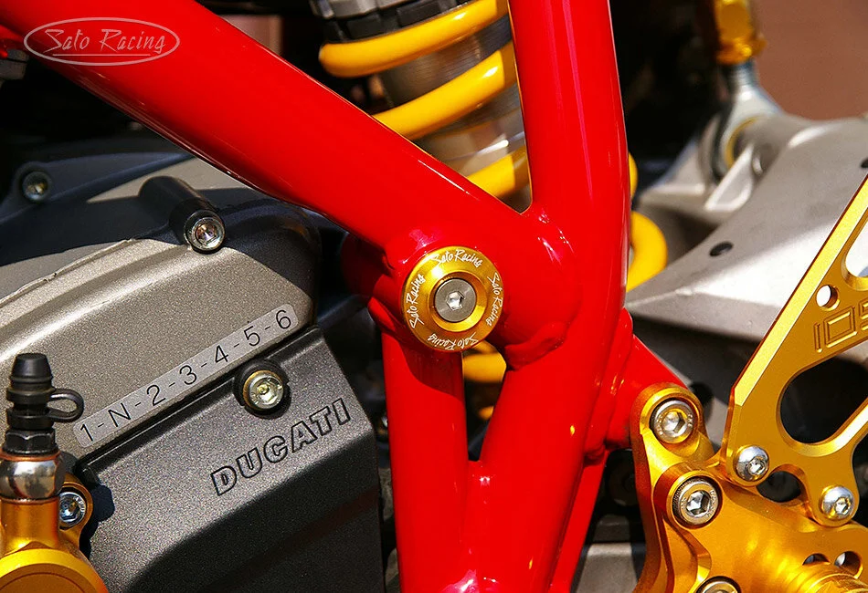 Frame Plugs -Set of 5- Ducati 848 / 1098 / 1198 — Sato Racing