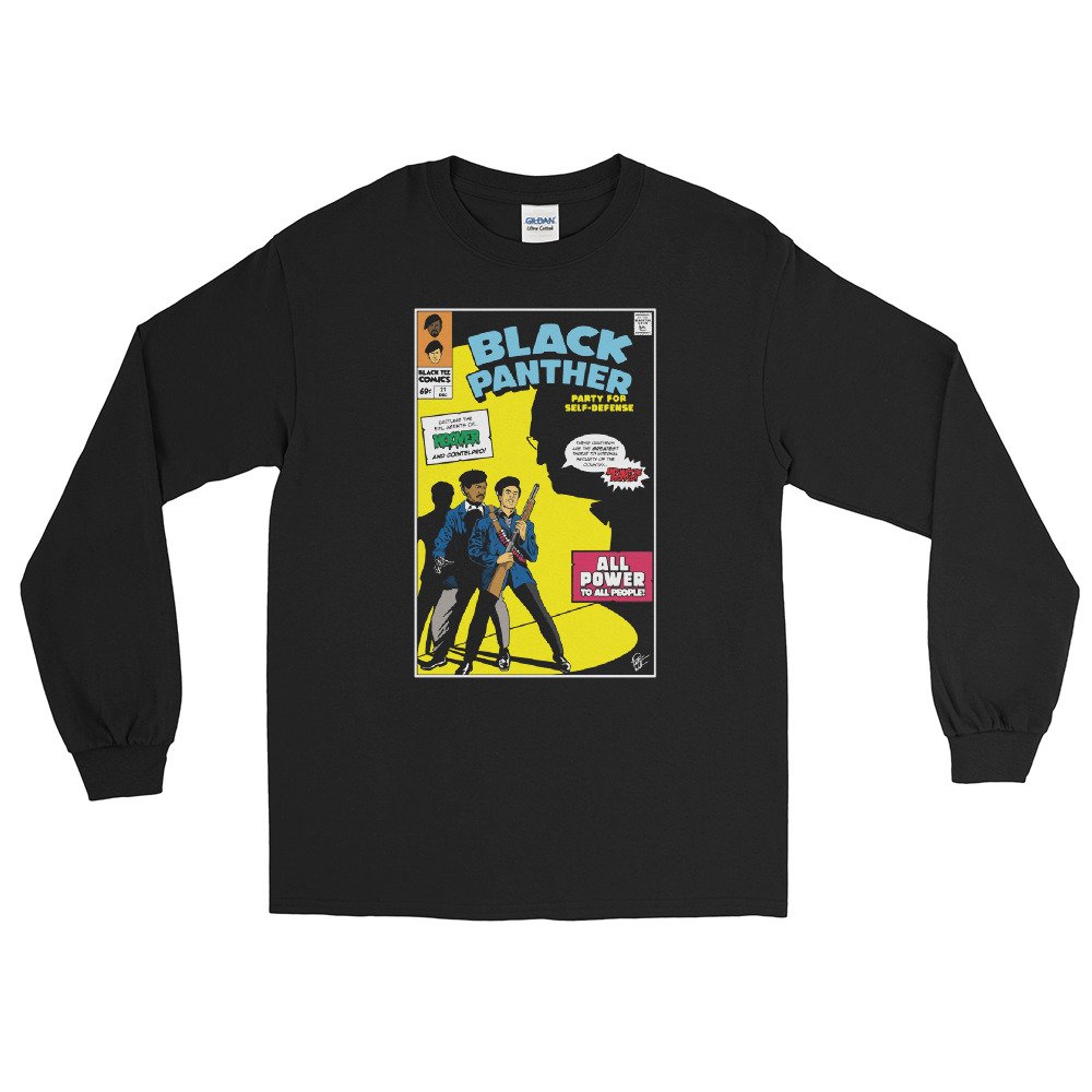 T-shirt Enfant Black Panther Super Héros BD Film Geek