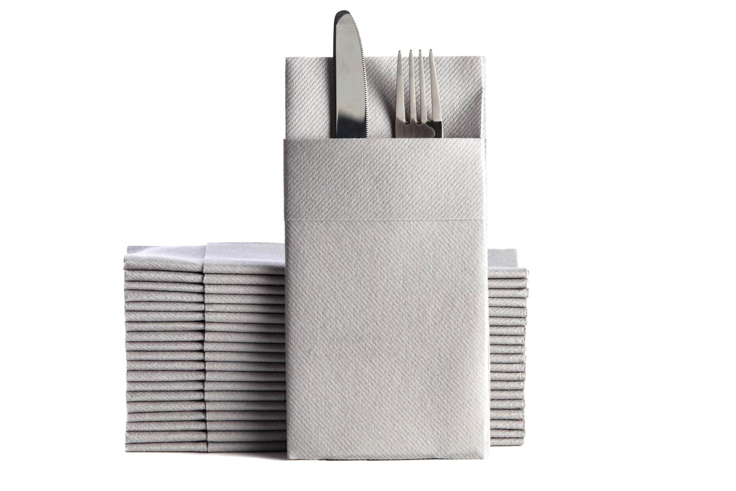 Moyes Home, Baby Blue Pre-Folded Pocket Napkins, Linen-Feel Disposable  Airlaid Napkins for Kitchen, Bathroom, Parties, Weddings, Dinners or Events  , 8 x 4 Inches Folded Size, Pack of 50 