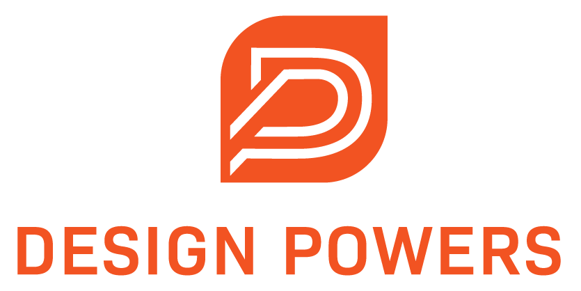 Design Powers logo is a combination mark.