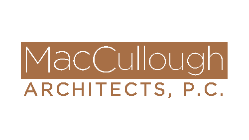 MacCullough Architects logo in bronze