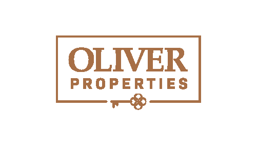 Oliver Properties logo in bronze