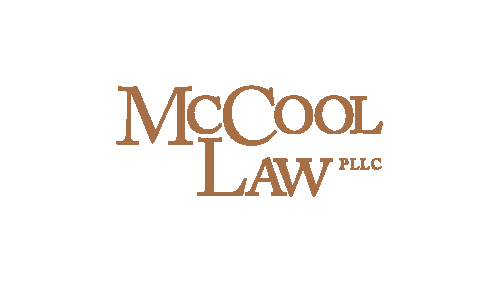 McCool Law Logo in bronze