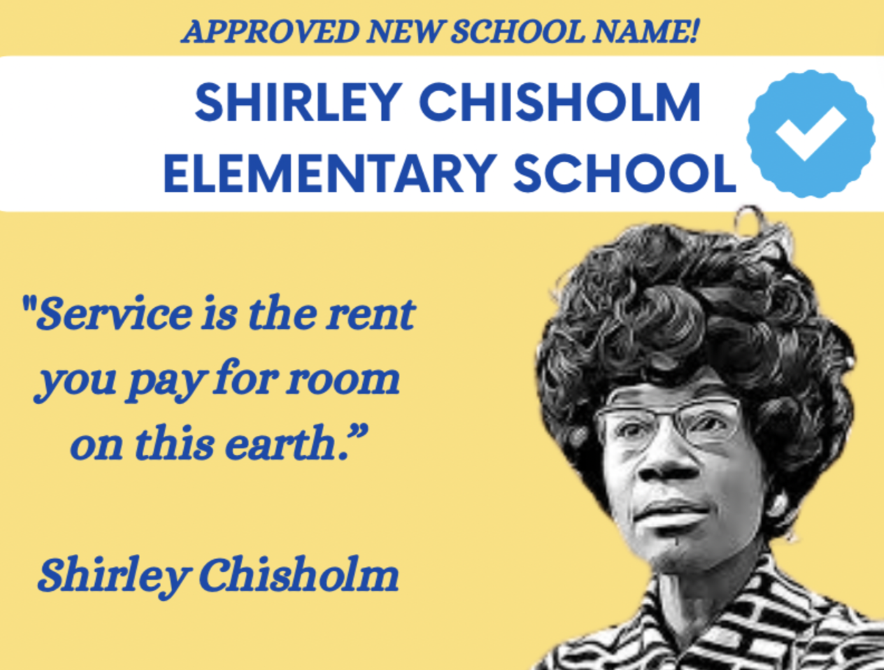 Shirley Chisholm (formally Tyler) Elementary