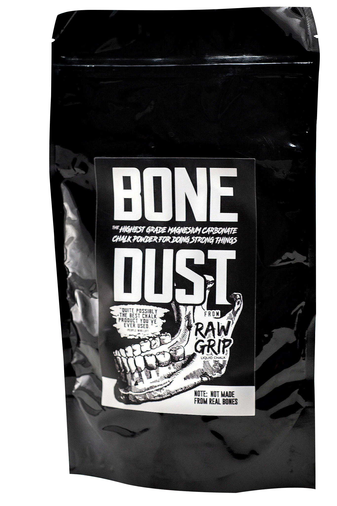 Bone Dust lifting chalk, by Raw Grip — SKULL SMASH