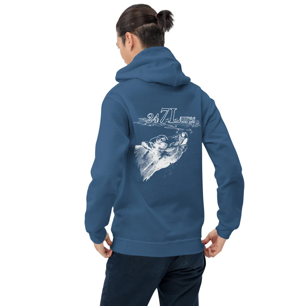 Cow Art Unisex Hoodie Dark Color Hoodie 247 Lures Handmade wooden lures