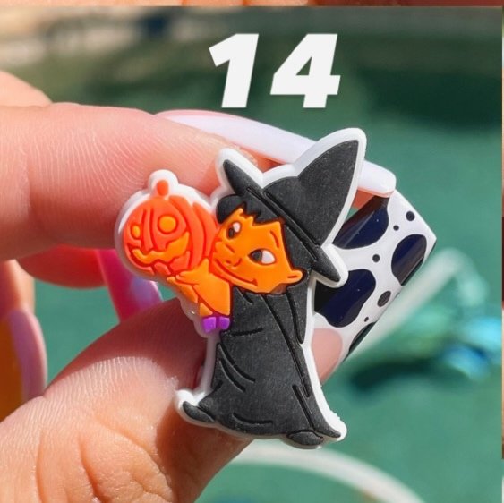 Nightmare before christmas croc charms — astrobabyxo