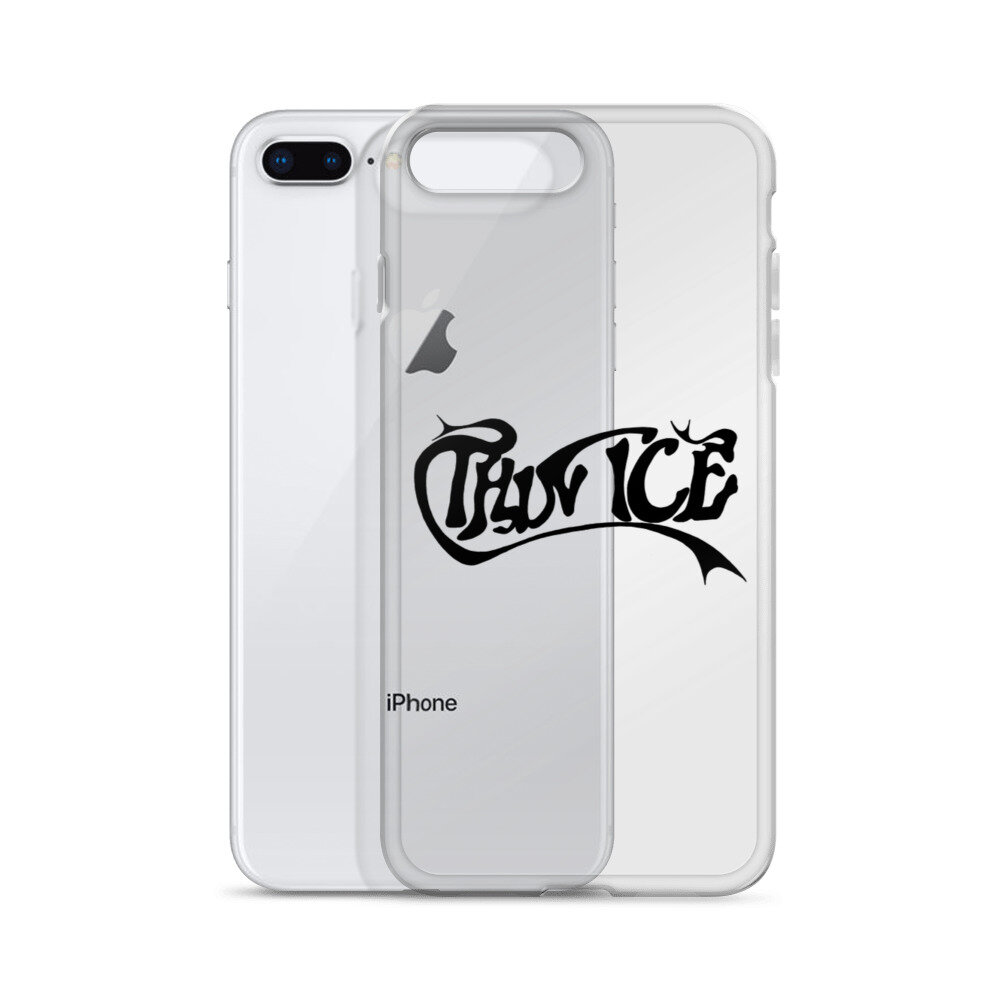iPhone Case - See-through - Black Lettering — The Official Site of The Band  Thin Ice