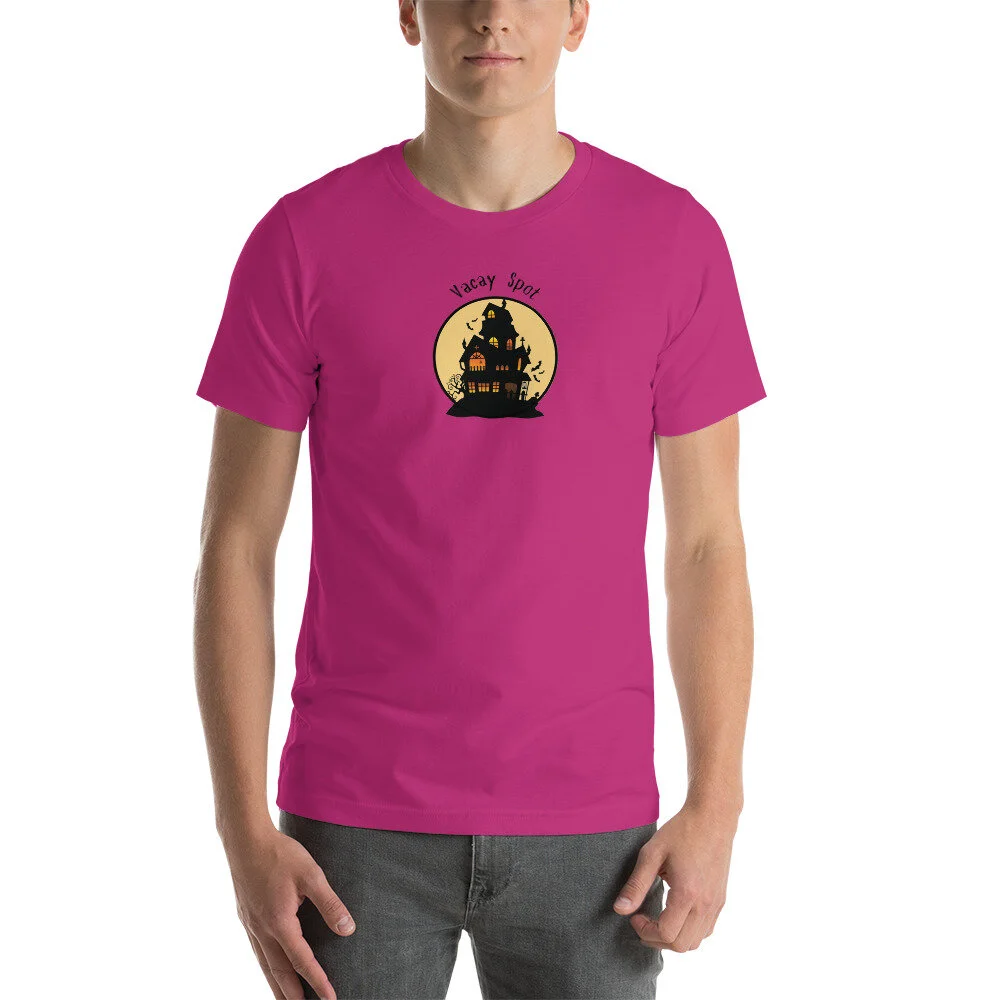 Haunted House Short-Sleeve Unisex T 