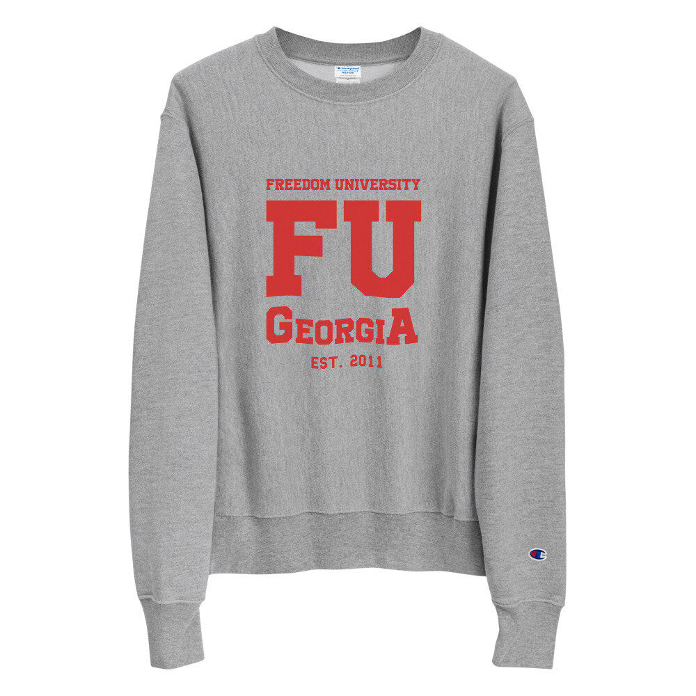FU Georgia Sweatshirt Red Freedom University