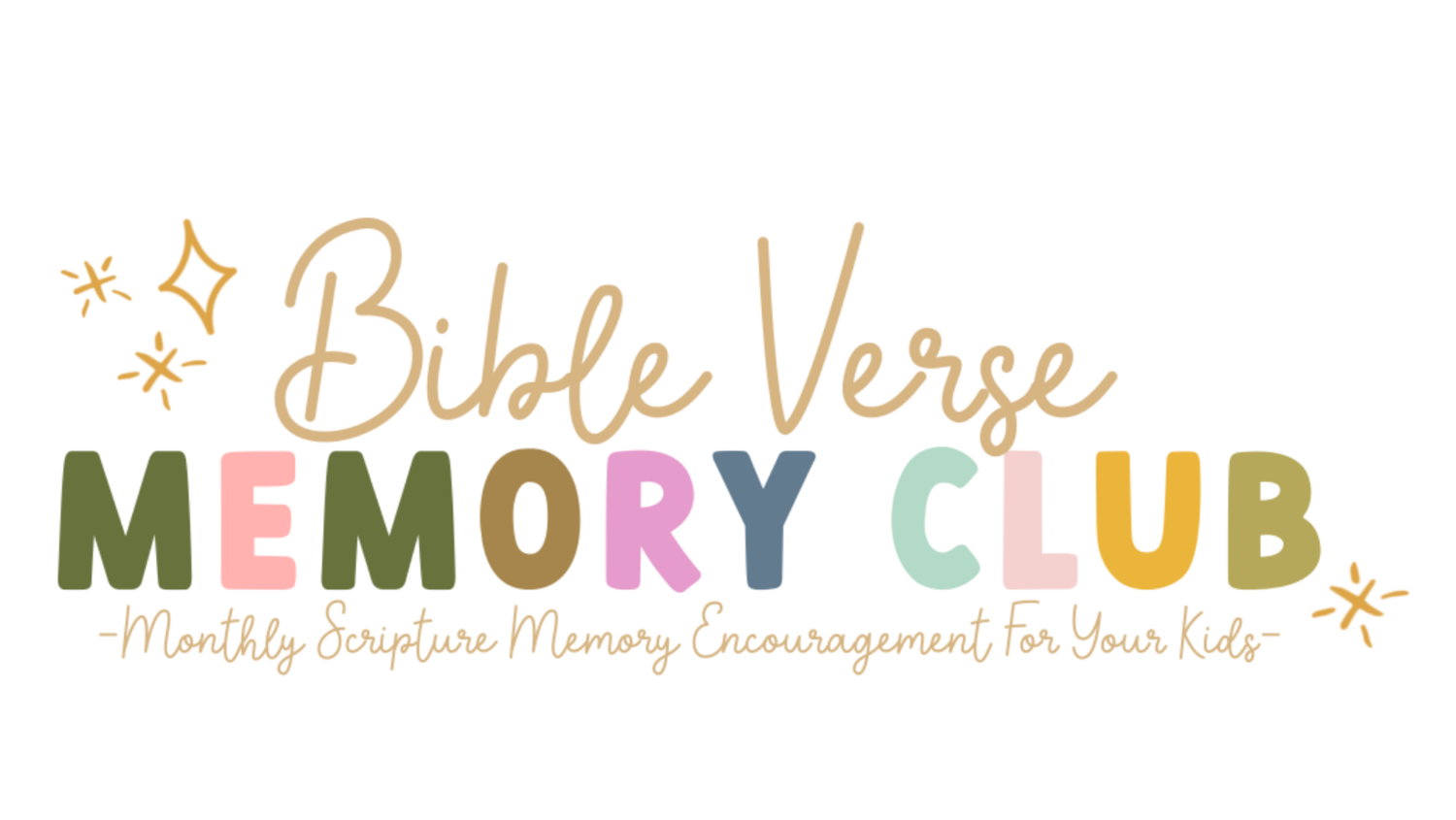 BIBLE VERSE MEMORY CLUB