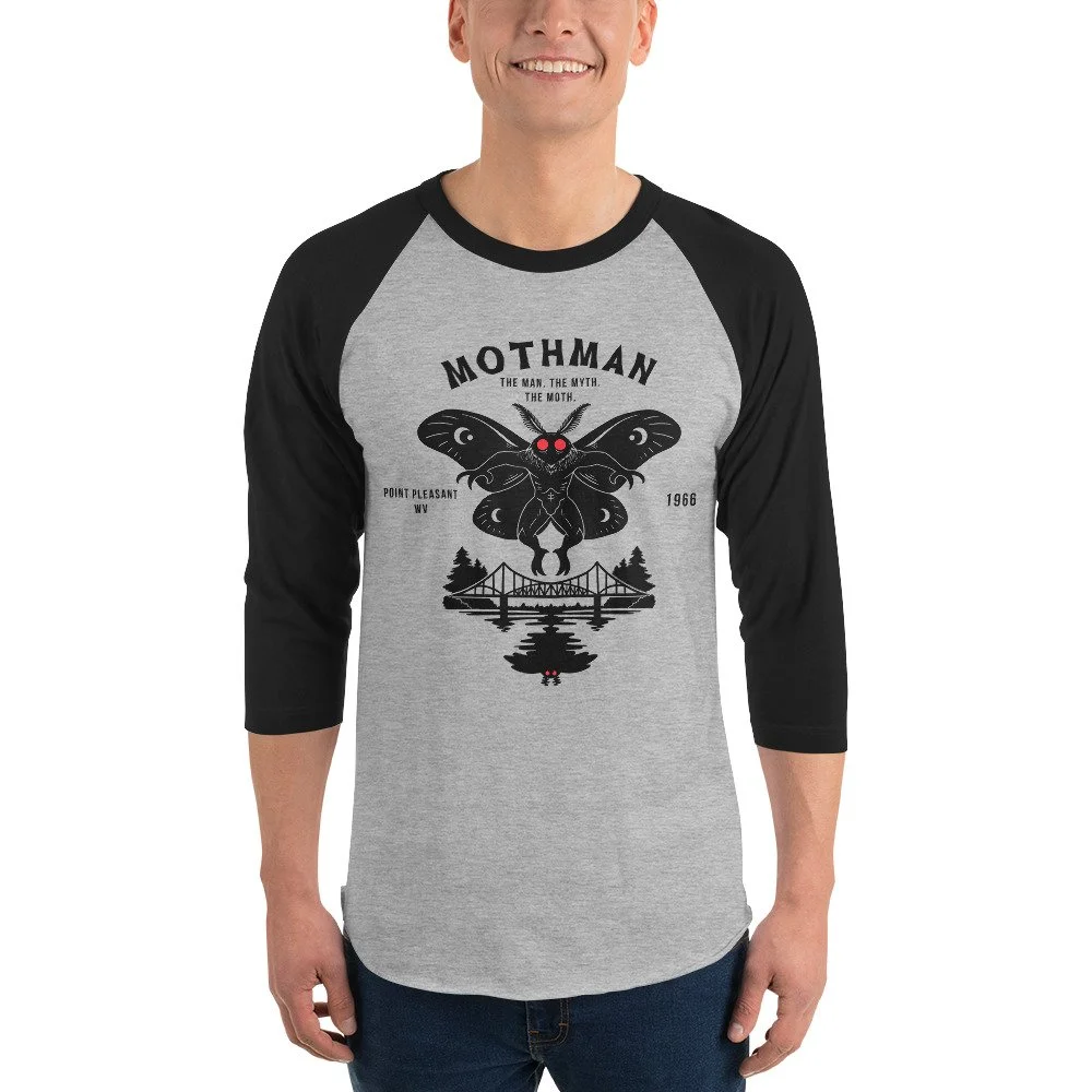Mothman Baseball Shirt — Thornwolf Creative Services