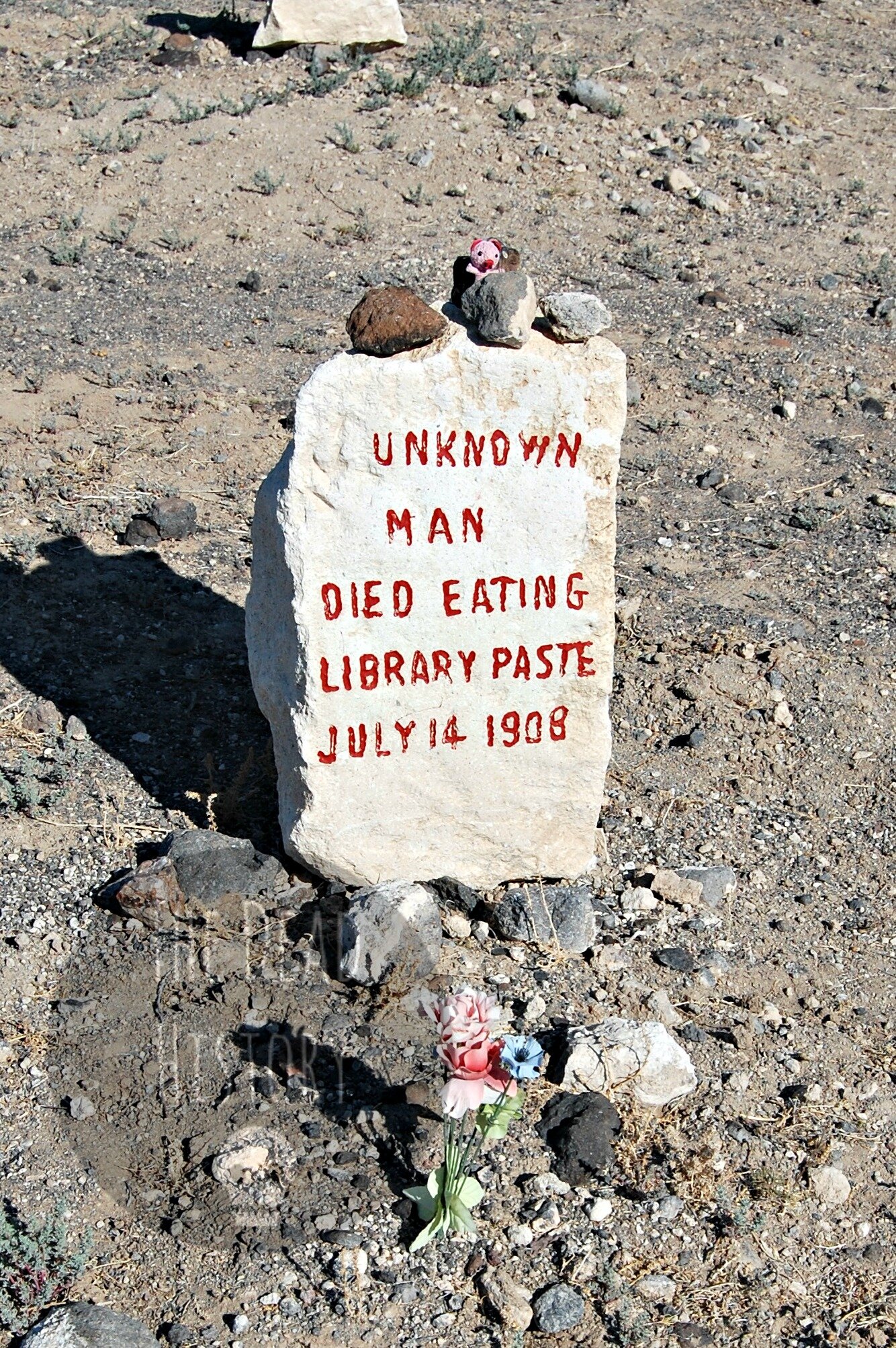 Unknown Man Died Eating Library Paste - The Dead History