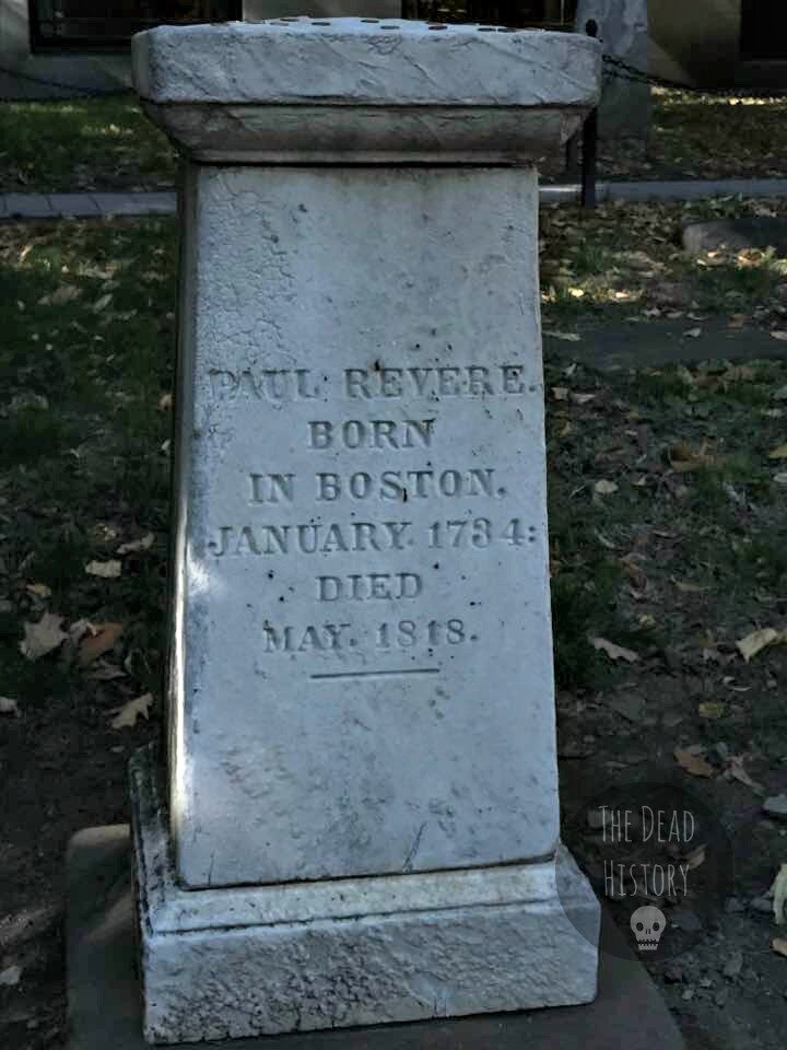 The Old Granary Burying Ground - The Dead History