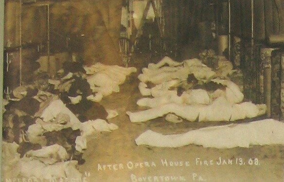 Rhoad's Opera House Fire - The Dead History