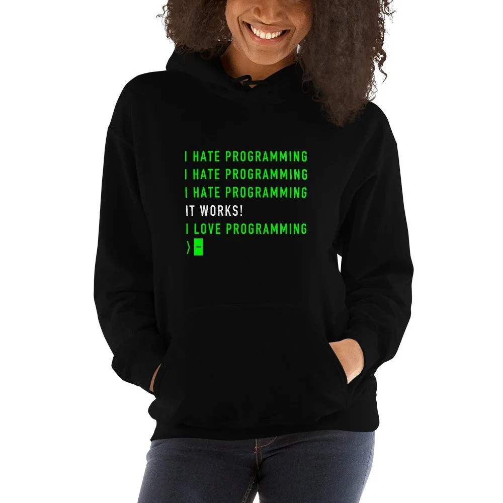 I Hate Programming Hoodie V2 AI Store